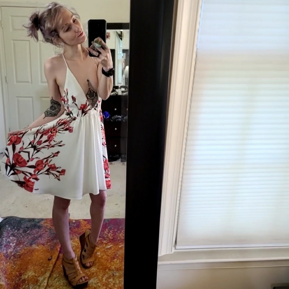 Summer fit and flare dress